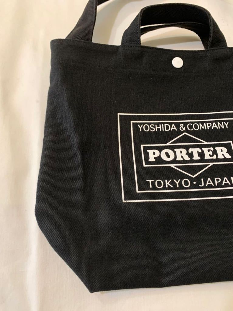 ★即決　美品　ポーター　アーバンリサーチ トートバッグ キャンバストートバッグ 2way S 黒　送料210円　PORTER _画像3