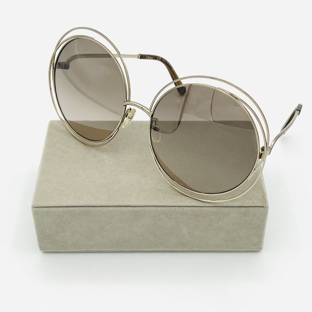 Chloe クロエ CE114S デカレンズ デカサン サングラス メガネ 的詳細