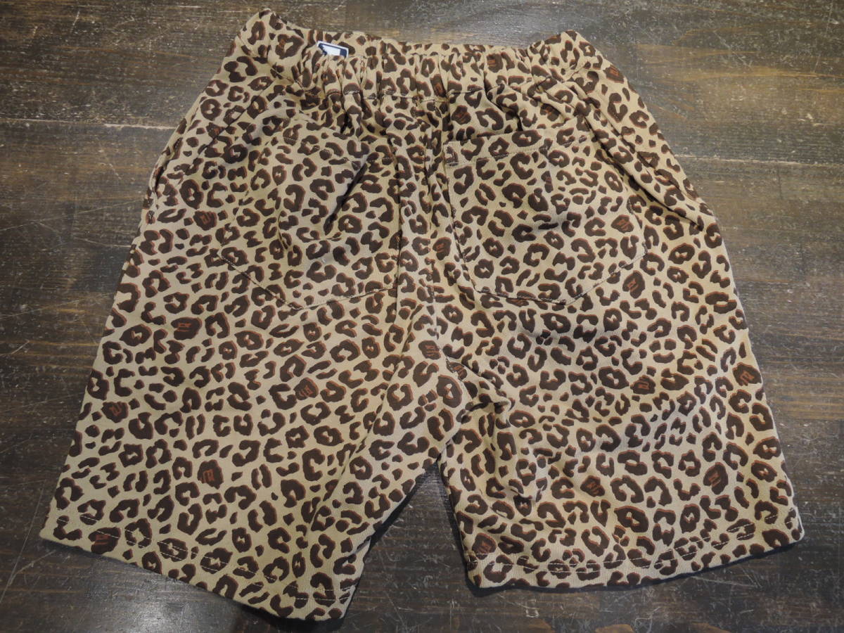 X-LARGE XLARGE XLarge Kids decoration belt short pants multi leopard print 140 Kids wide Silhouette newest postage \\230~ price cut 