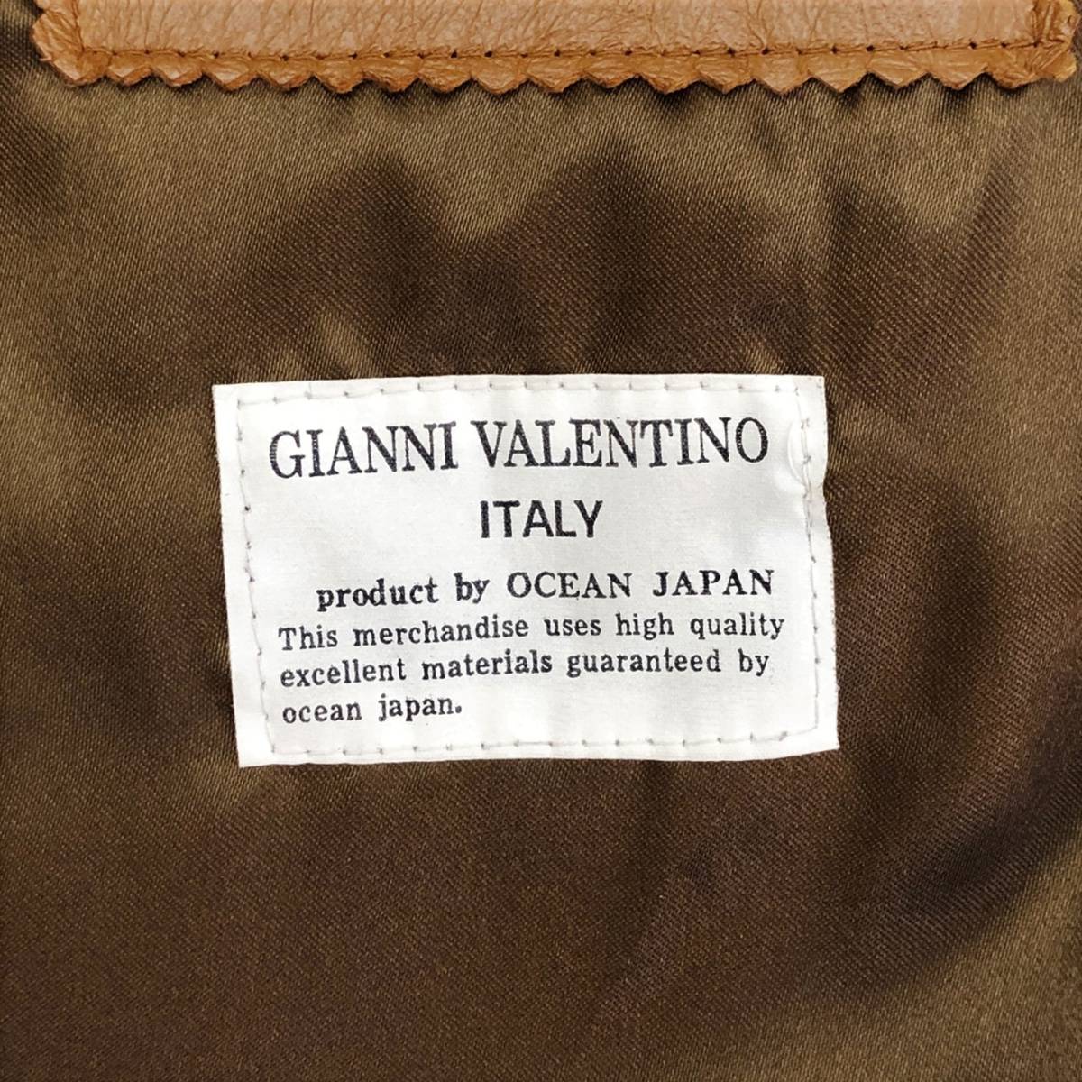 GIANNI VALENTINO ジャンニ バレンチノ レザー ブルゾン ジャケット