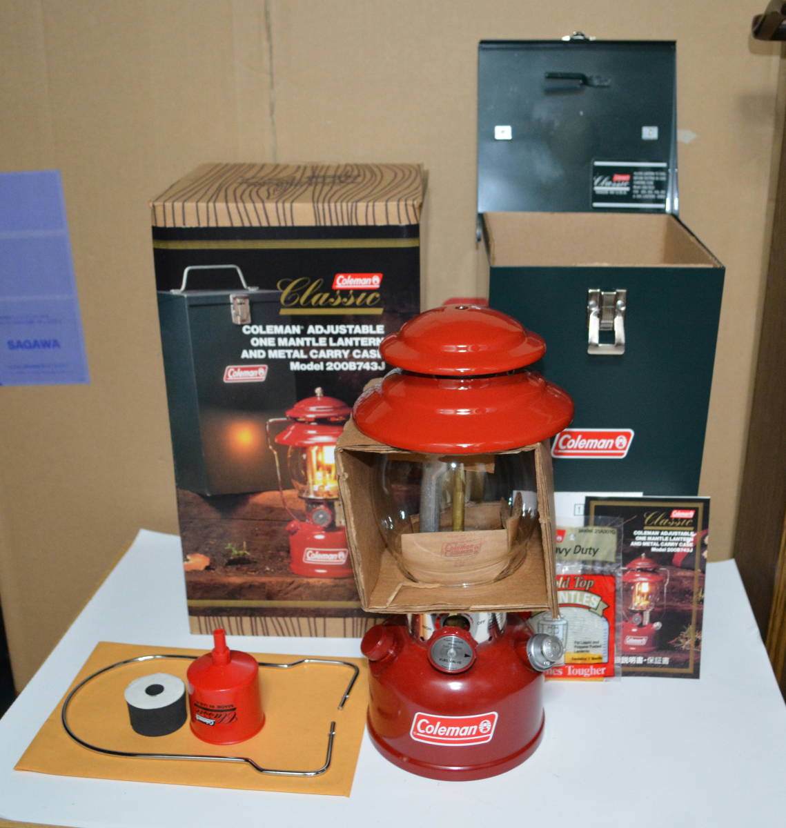◇未点火品☆コールマン クラッシックシリーズ(赤ランタン) 200B