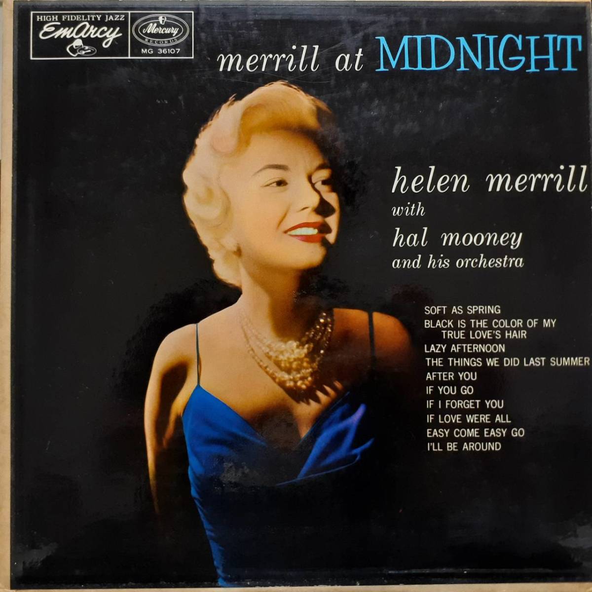 米EmArcyオリジLP！大ドラマー深溝MONO！Helen Merrill / Merrill At