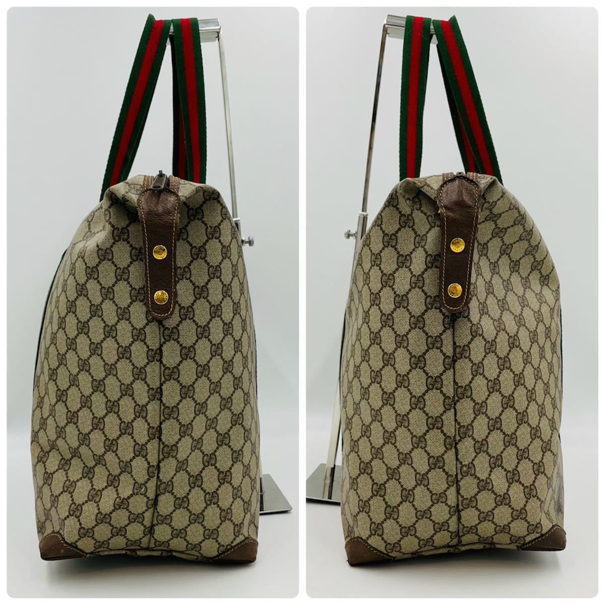 1円 【最高級/超希少】GUCCI グッチ オールド シェリーライン GG