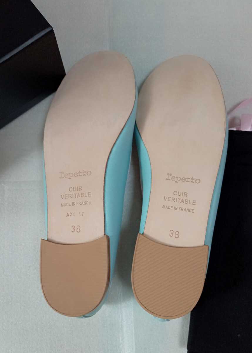 repetto アトリエレペット 38 ピンク ブルー バレエシューズ L'aterier Repetto レペット _画像5