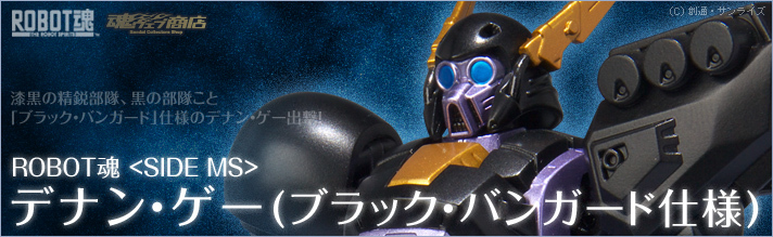 独創的 魂ウェブ ROBOT魂 デナン・ゲー(ブラック・バンガード仕様