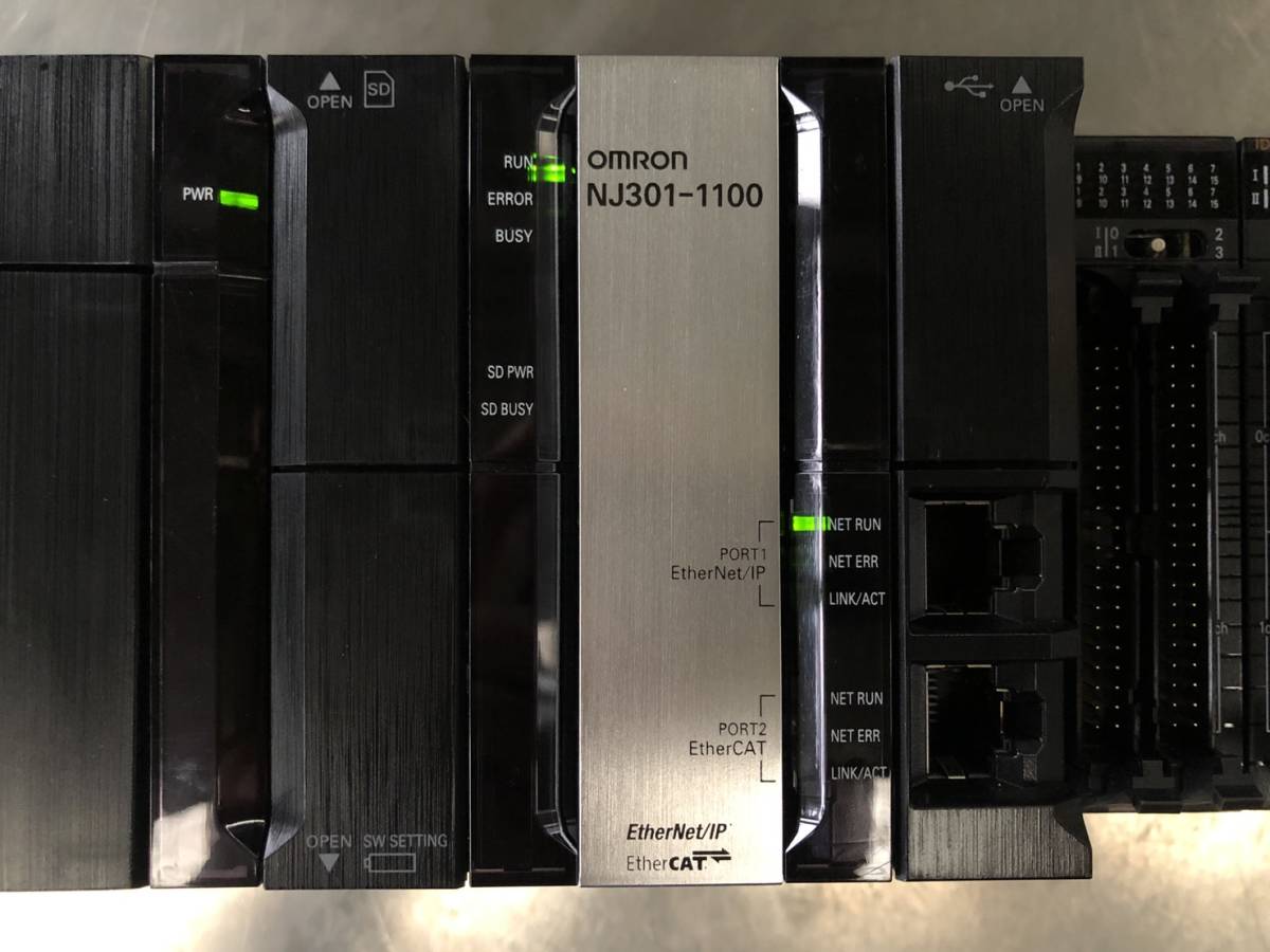 国産原料100% 新品 OMRON NJ301-1100 CPUユニット モーション制御
