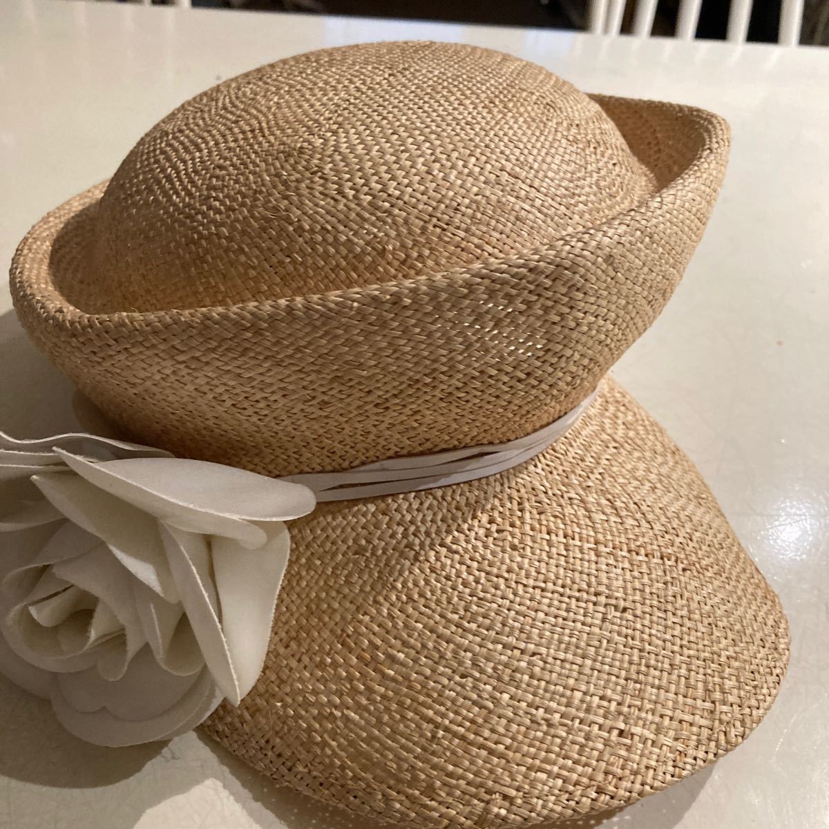 日本産】 misaharadaの麦わら帽子 美品 麦わら帽子 - socialmedicine