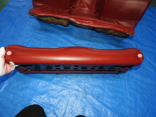 ⑭ FD3S RX-7 1 type type X original rear seats rear seat after part seat red leather interior ASSY RX7 Spirit R turbo 13B-REW Mazda first term latter term 