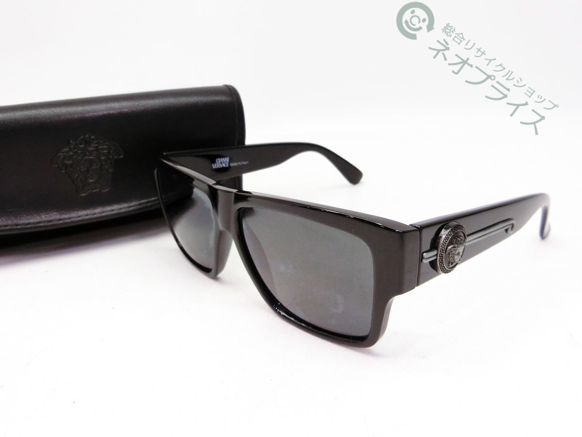 ◇A4314 VERSACE ヴェルサーチ サイド メデューサ MOD.372 ブラック