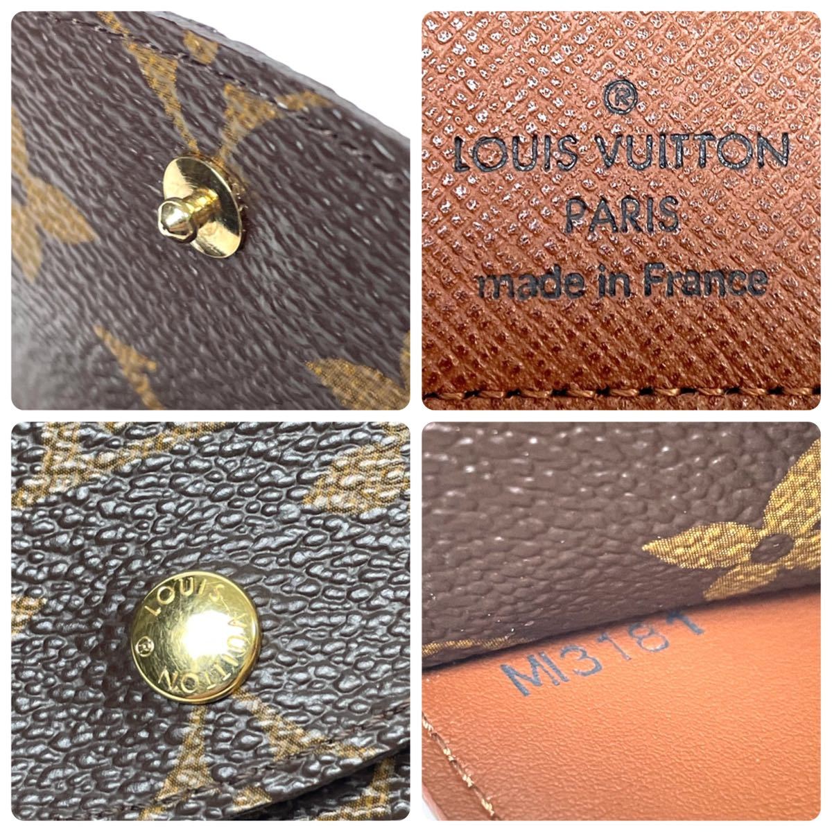 【極上美品】LOUIS VUITTON ルイヴィトン モノグラム ポルトフォイユ エレーヌ 三つ折り財布
