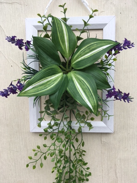  lavender & green ornament arrange (60cm)