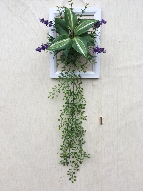  lavender & green ornament arrange (60cm)