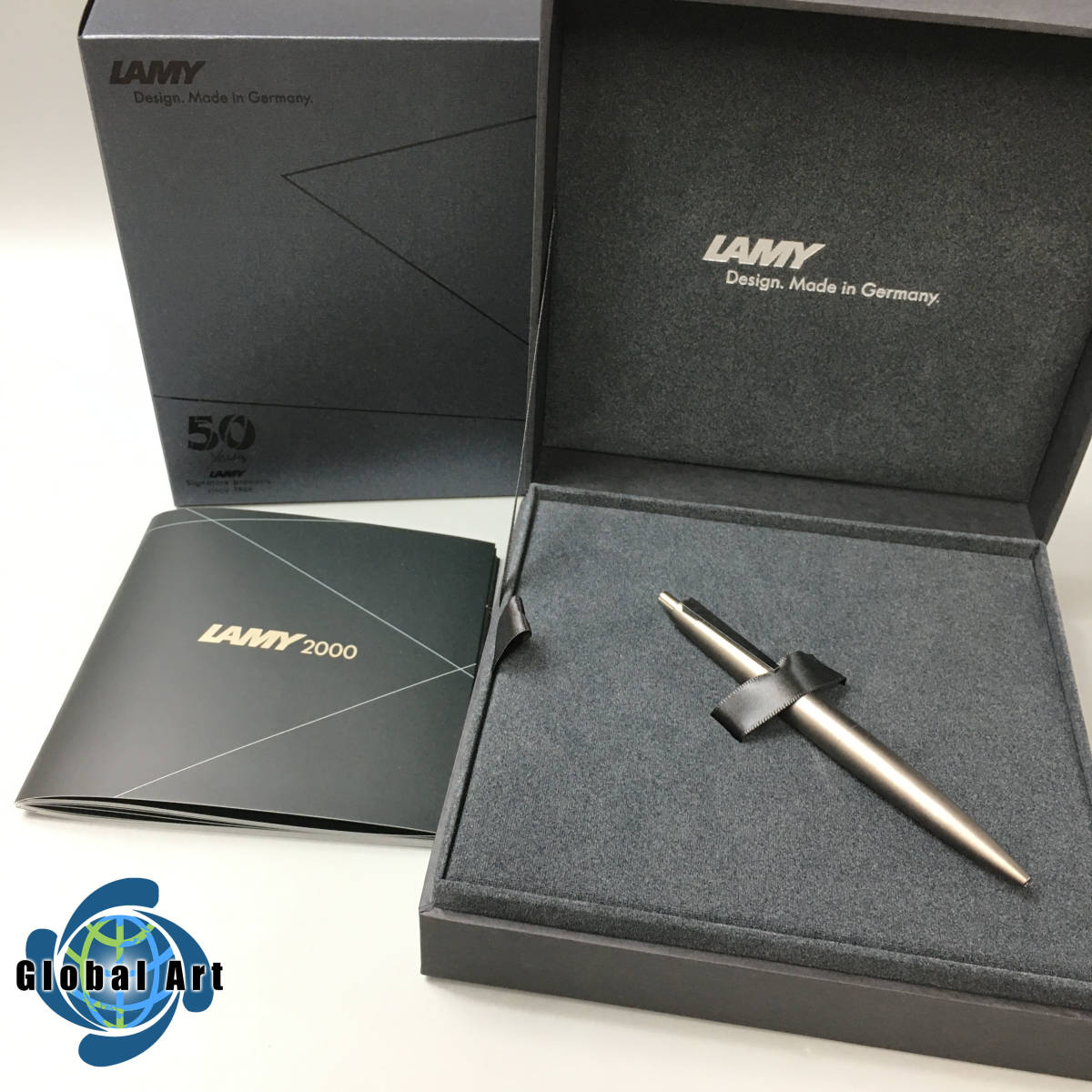 新品未使用】LAMY 2000 50周年記念 ブラックアンバー ボールペン-