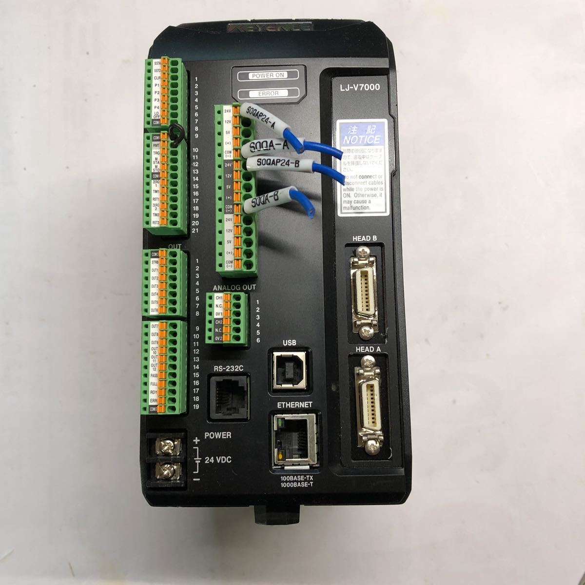 KEYENCE LJ-V7000 超高速インラインプロファイル測定器アンプ KEYENCE LJ-V7000 超高速インラインプロファイル測定器アンプ