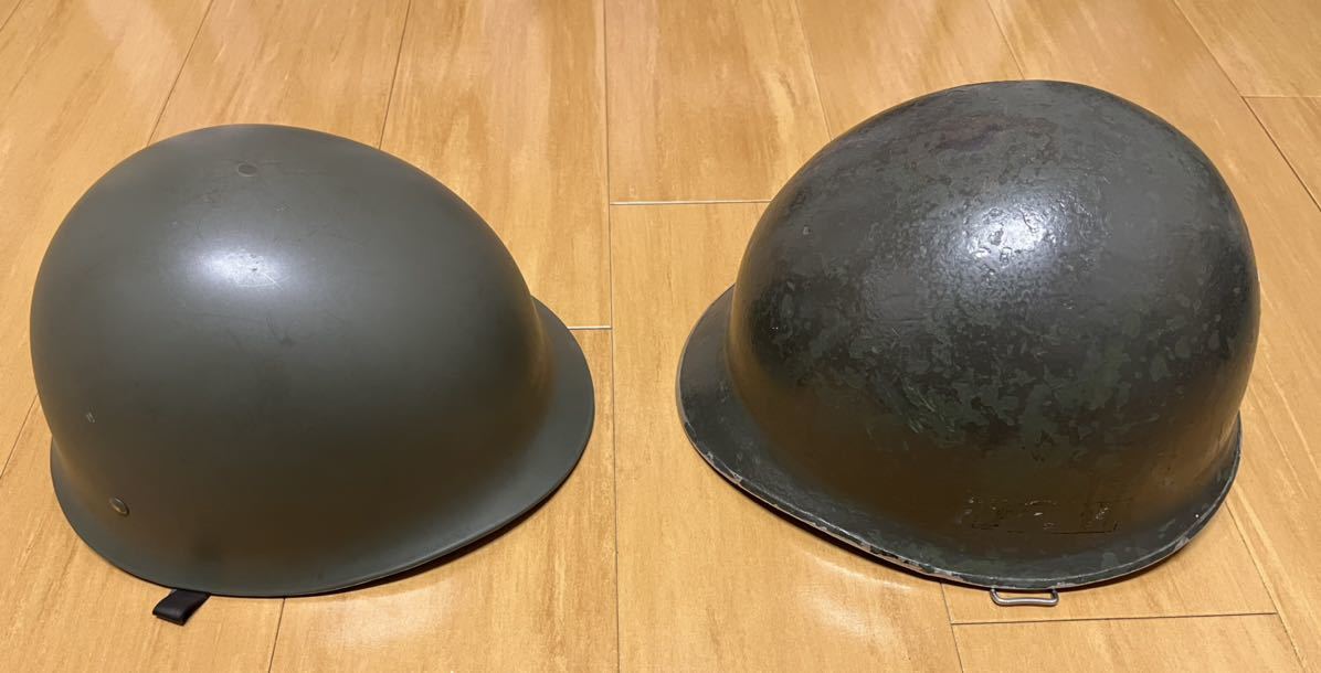 実物 66式鉄帽フルセット 陸上自衛隊(ヘルメット)|売買された 代引き人気 (1620)海上自衛隊60sヴィンテージヘルメット、鉄帽、中帽、実物ユーズド 個人装備