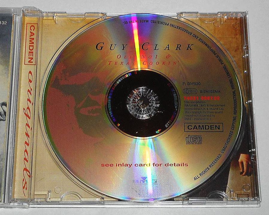 1998年発売EU盤２on１CD『Old No. 1 / Texas Cookin：Guy Clark』ガイ・クラーク★アメリカーナ・カントリーフォーク★エミル―ハリス参加の画像3
