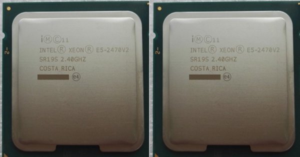 Intel xeon E5-2470v2　2個セット■ 正規完動品 ■＠送料無料_画像1