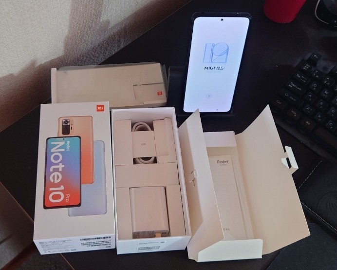 xiaomi redmi note 10 pro 6gb 128gb 国内版 グレー SIMフリー 美品