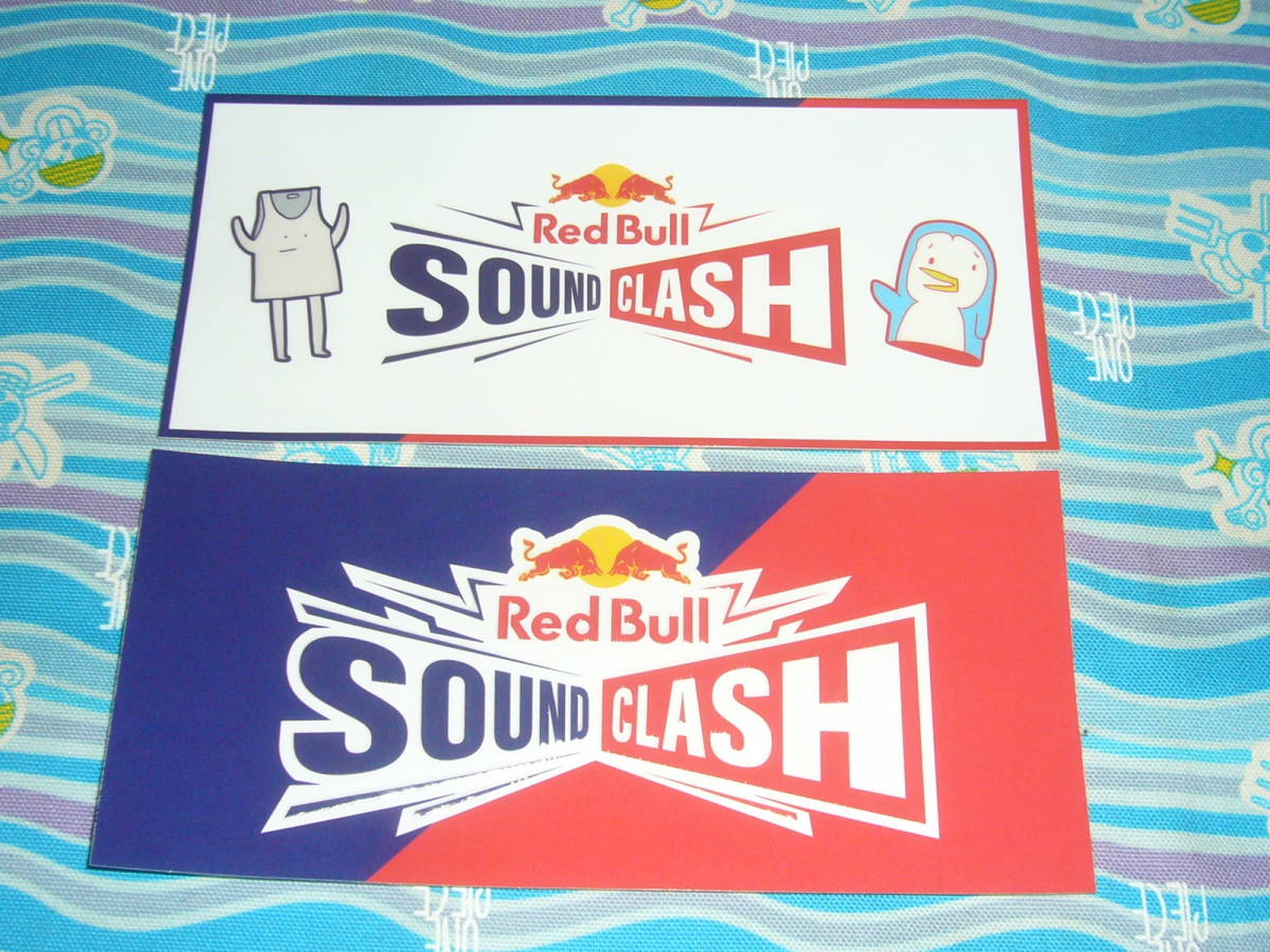 レッドブル Red Bull SoundClash ステッカー / タンクトップくん＆てっくん ステッカー_画像1