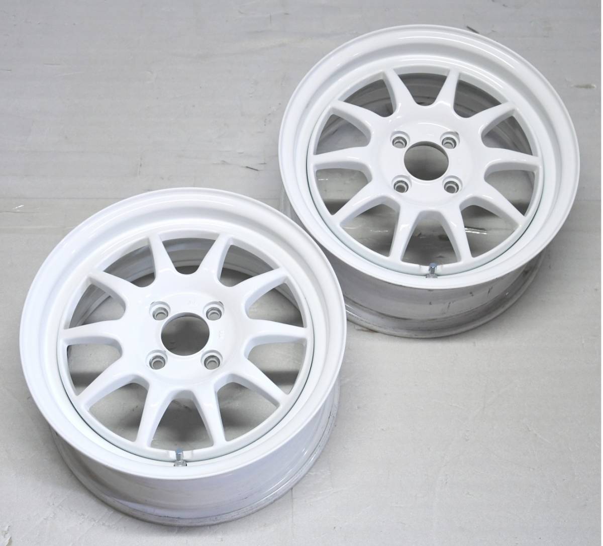 希少! 美品 GAB SPORTS 軽量 15インチ 6.5JJ 4H-100 +38 当時物 2本