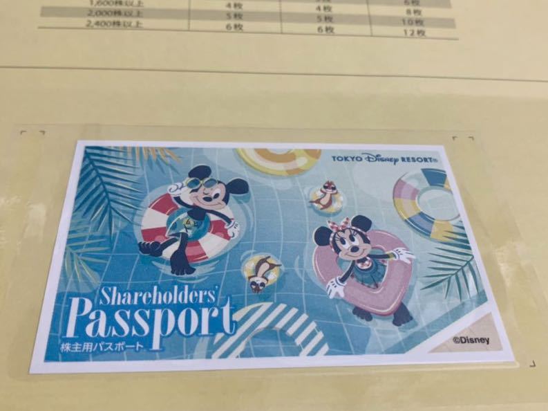 ディズニーランド　株主用パスポート　2023年6月30日まで_画像1