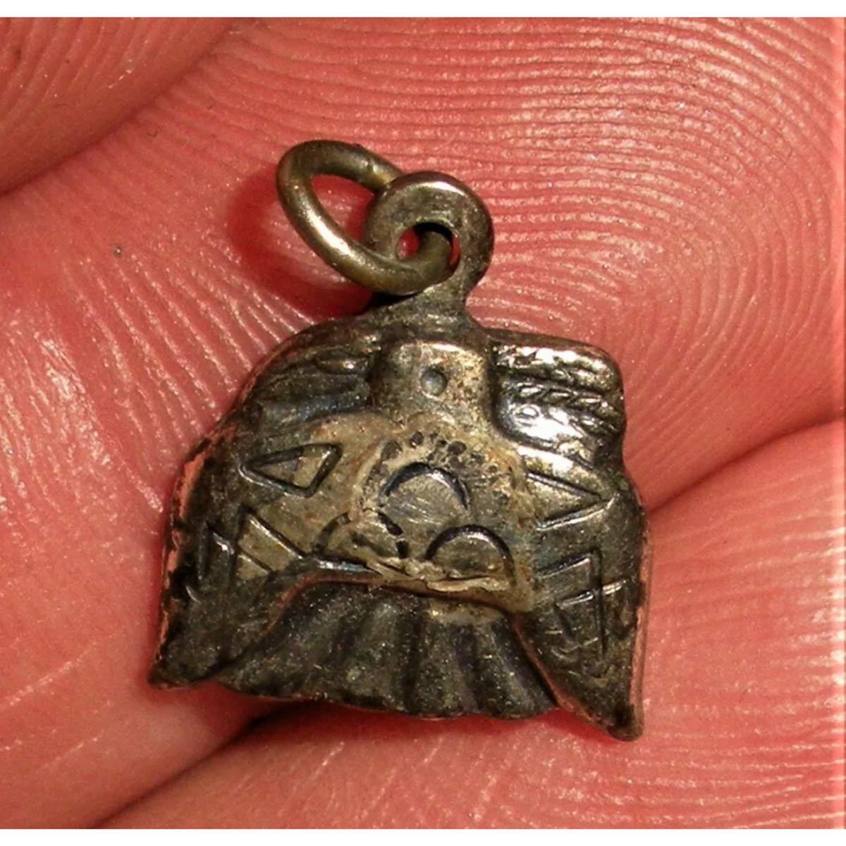 超希少!VTG NAVAJO 1940’s SILVER THUNDERBIRD CHARM PENDANT MADE IN USA HOPI ZUNIナバホビンテージサンダーバードシルバーペンダント