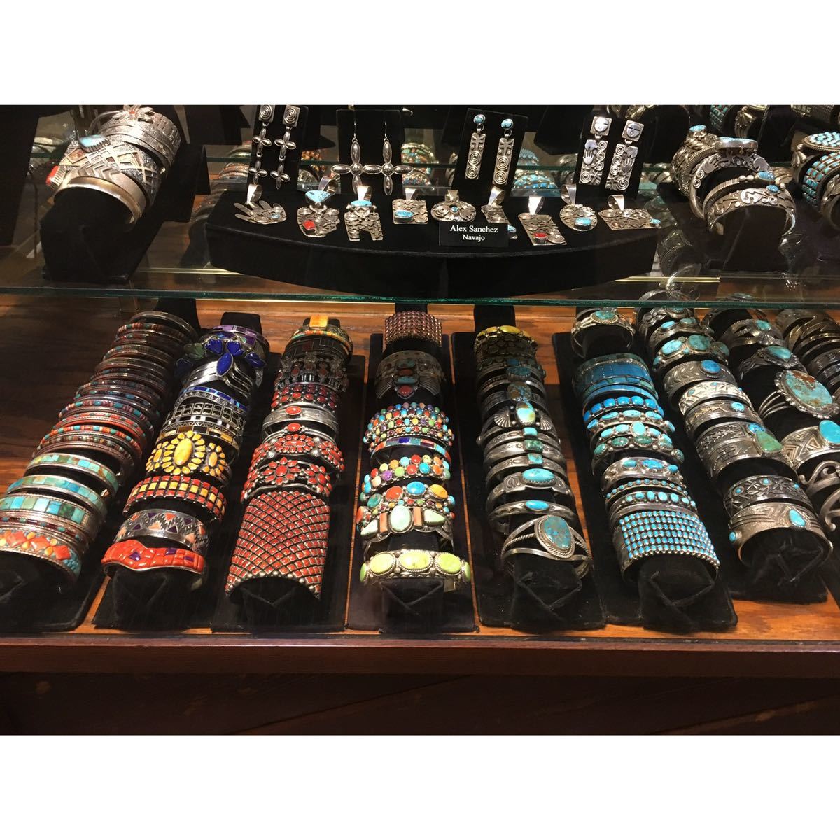 若者の大愛商品 BLUE 50's NAVAJO 超希少!VTG TURQUOISE USAナバホ