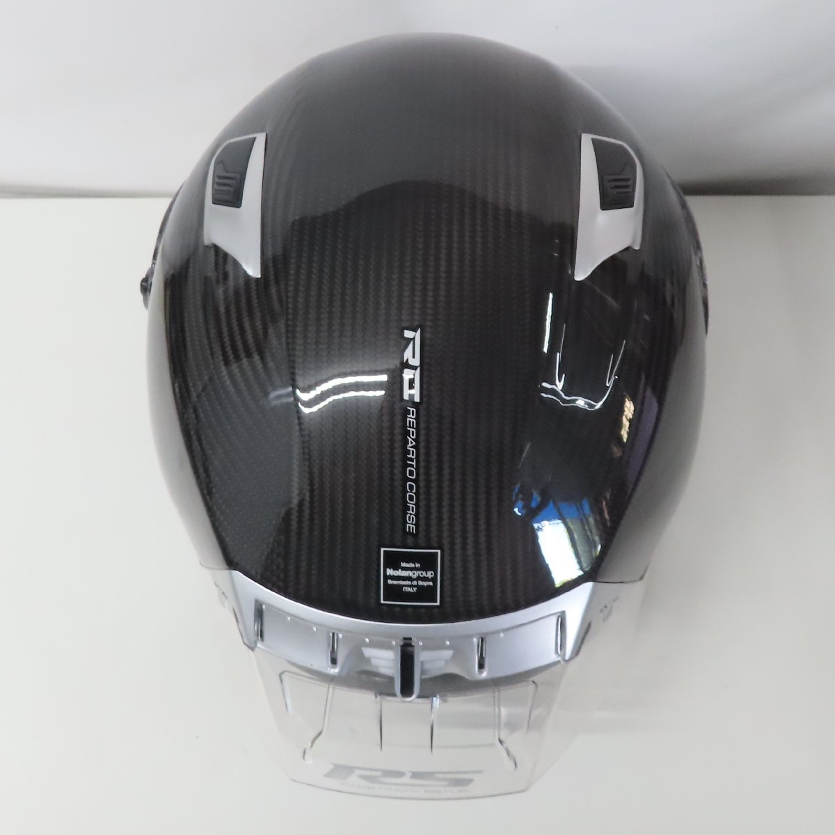 【新品未使用】【正規品】NOLAN ノーラン X-Lite X803 RS SILVER EDITION 44 ウルトラカーボン フルフェイスヘルメット XLサイズ RSタイチ_画像7