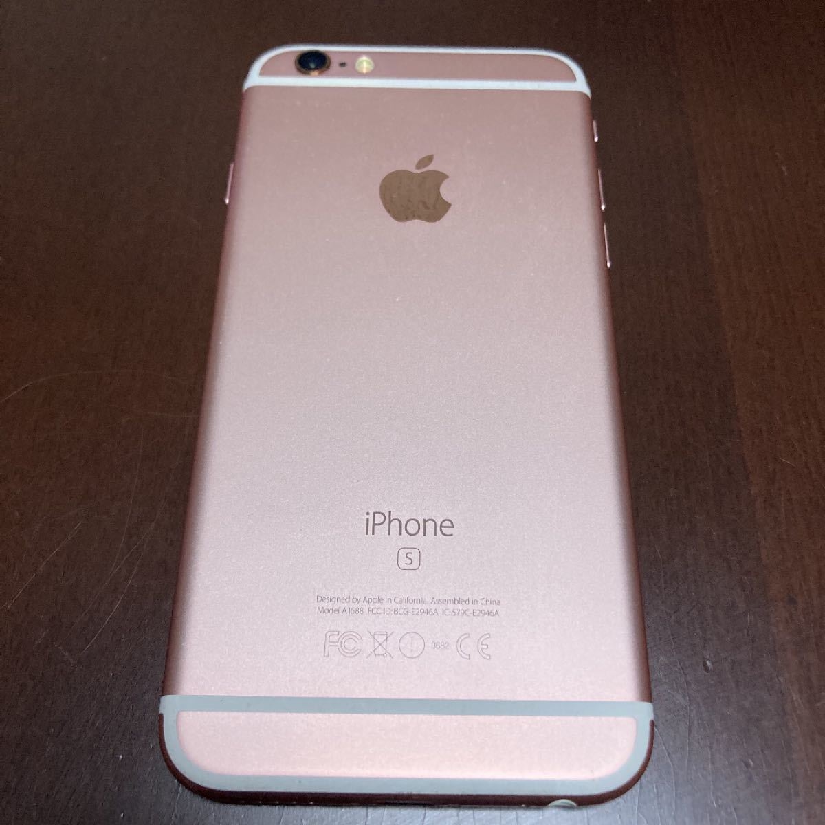 値下げしました！ iPhone6s 64GB ローズゴールド　ピンク　箱　イヤホン付き
