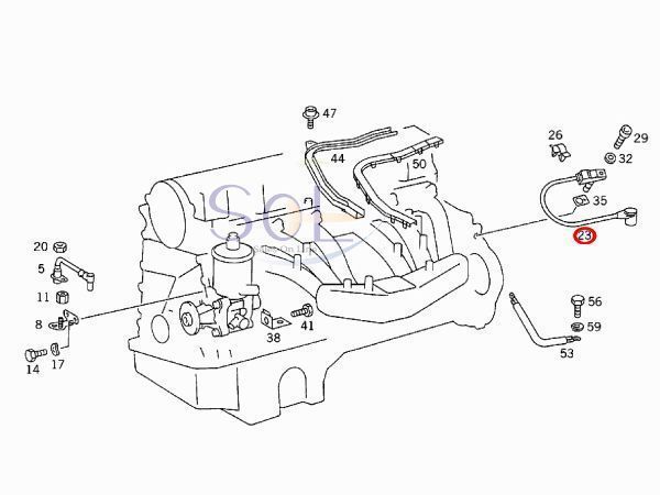 ベンツ W140 W638 クランクシャフトセンサー クランクシャフトポジションセンサー S280 S320 V230 0021539228 0021539028_画像2