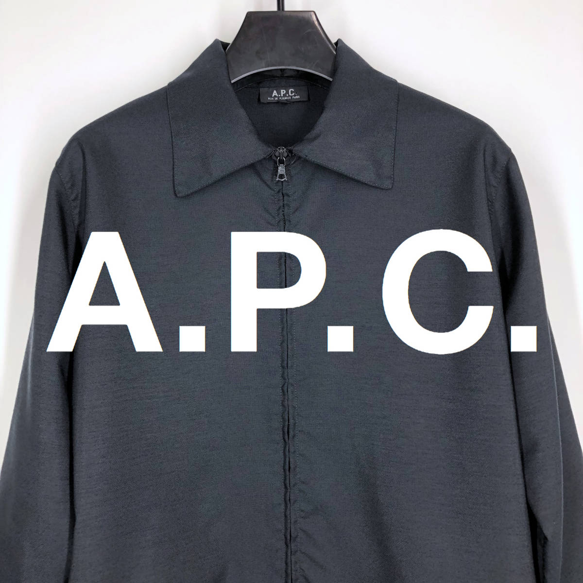 APC ブルゾン riri ジップ Yahoo!オークション - A.P.C. ジップアップナイロンジャケット S