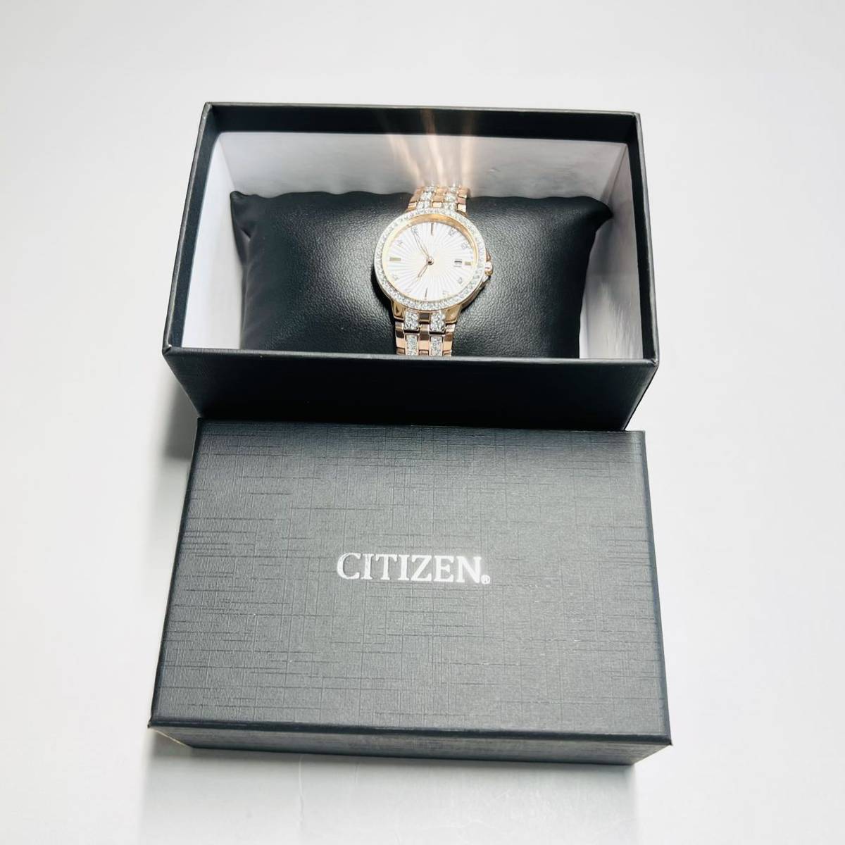 定価５万円】CITIZEN/シチズン エコドライブ ソーラー ローズゴールド