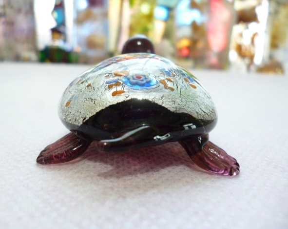 β Venetian murano glass ベネチアングラス カメ 置物 β β Venetian murano glass ベネチアングラス カメ 置物 β