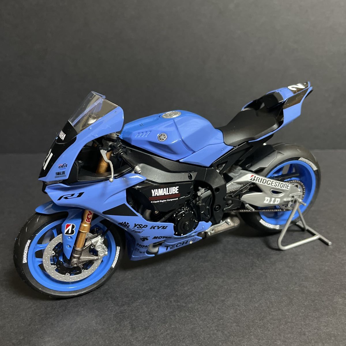 YZF-R1M テック21 8耐 2019年仕様 タミヤ 1/12 プラモデル 完成品