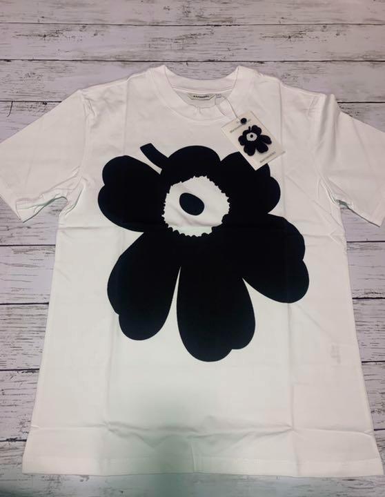 新品 Marimekko マリメッコ 半袖Tシャツ Unikko柄 XSサイズ
