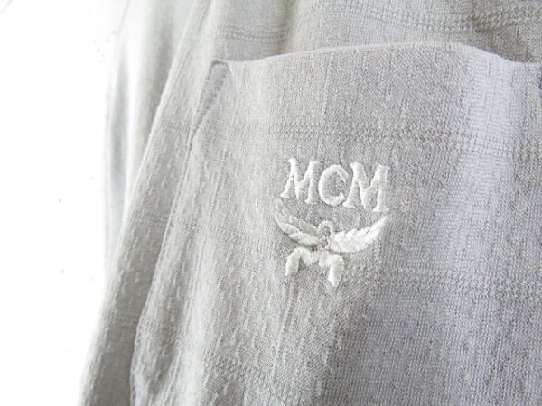 012c83◆吸汗速乾◆MCM エムシーエム ハーフジッパー 長袖ドライポロシャツ M/ジャケット/ゴルフ/メンズ/男性/紳士_画像2