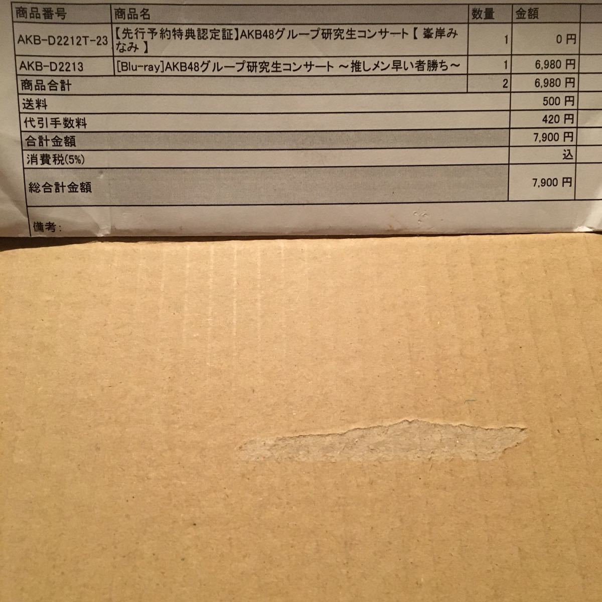 値下げ新品 未開封品 Akb48グループ Blu Ray 先行予約特典認定証 峯岸みなみ 研究生コンサート推しメン早い者勝ち 楽天スーパーセール Akb48グループ