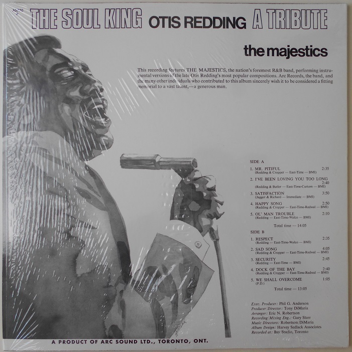■新品■Majestics マジェスティックス/the soul king Otis Redding(LP) Otis Redding オーティス・レディング_画像2