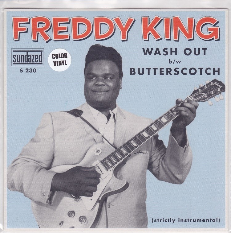 # new goods #Freddy Kingfreti* King /wash out + butterscotch(7 INCH SINGLE) Freddie King color (RED) record 