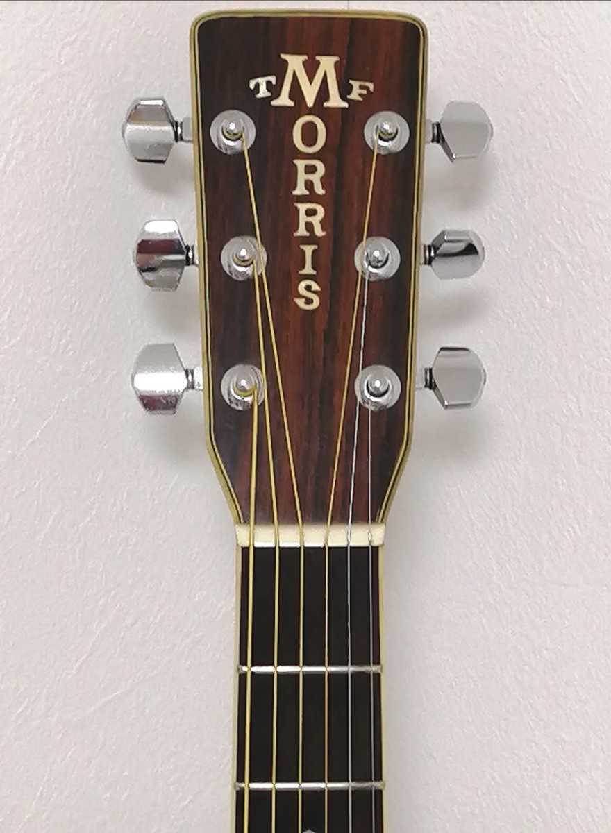 Morris W-50 アコースティックギター モーリス TF Acoustic Guitar ジャパンビンテージ MADE IN Japan_画像4