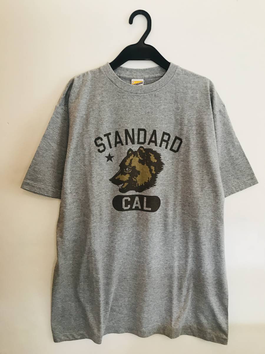STANDARD CALIFORNIA スタンダードカリフォルニア ロンハーマン RHC スタカリ BEAR Tシャツ GRY Lサイズ_画像1