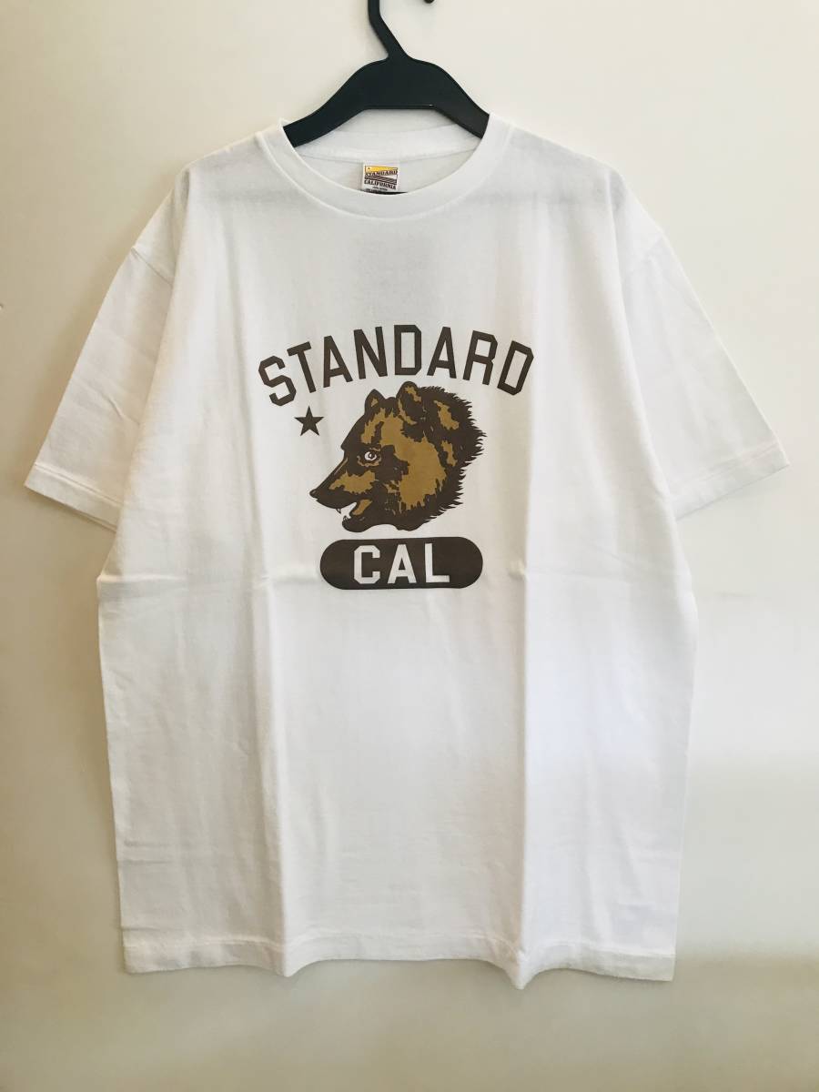 スタンダードカリフォルニア スタカリ BEAR Tシャツ STANDARDCALIFORNIA RHC STANDARD CALIFORNIA WH Lサイズ_画像1