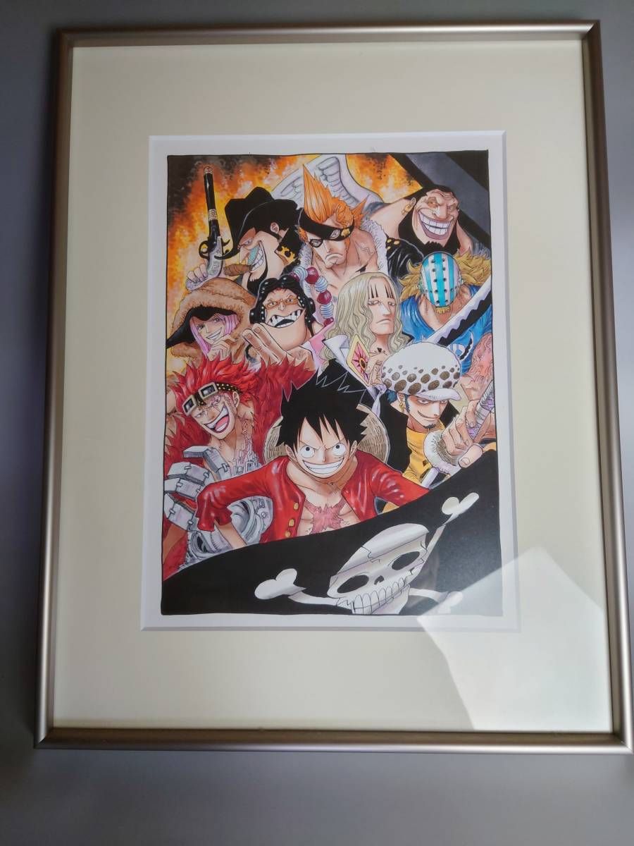 ワンピース ONE PIECE FILM RED 額装高精細 複製原画 エヴァ 初 号機 正面 h*h様 ONE PIECE FILM RED 額装高精細複製