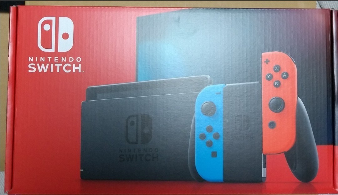 新品未開封] Nintendo Switch本体 ネオンブルー ネオンレッド ...