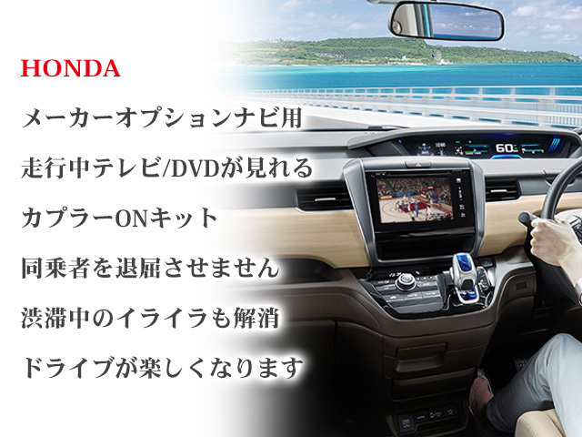 新品　メール便送料無料◆走行中テレビ視聴キット◆HONDAインターナビ用　フリードプラス/フリードプラスハイブリットGB5・6・7・8　PT12_画像2