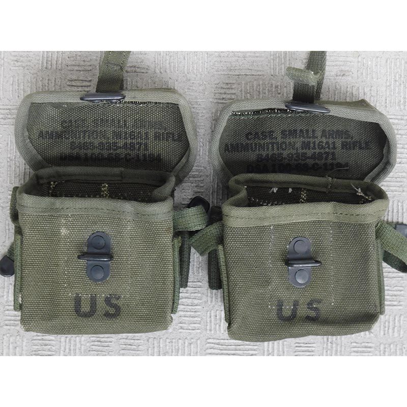 米軍 軍放出品 ベトナム戦争 マガジンポーチ - ミリタリー 米軍 軍放出品 ベトナム戦争 マガジンポーチ - ミリタリー