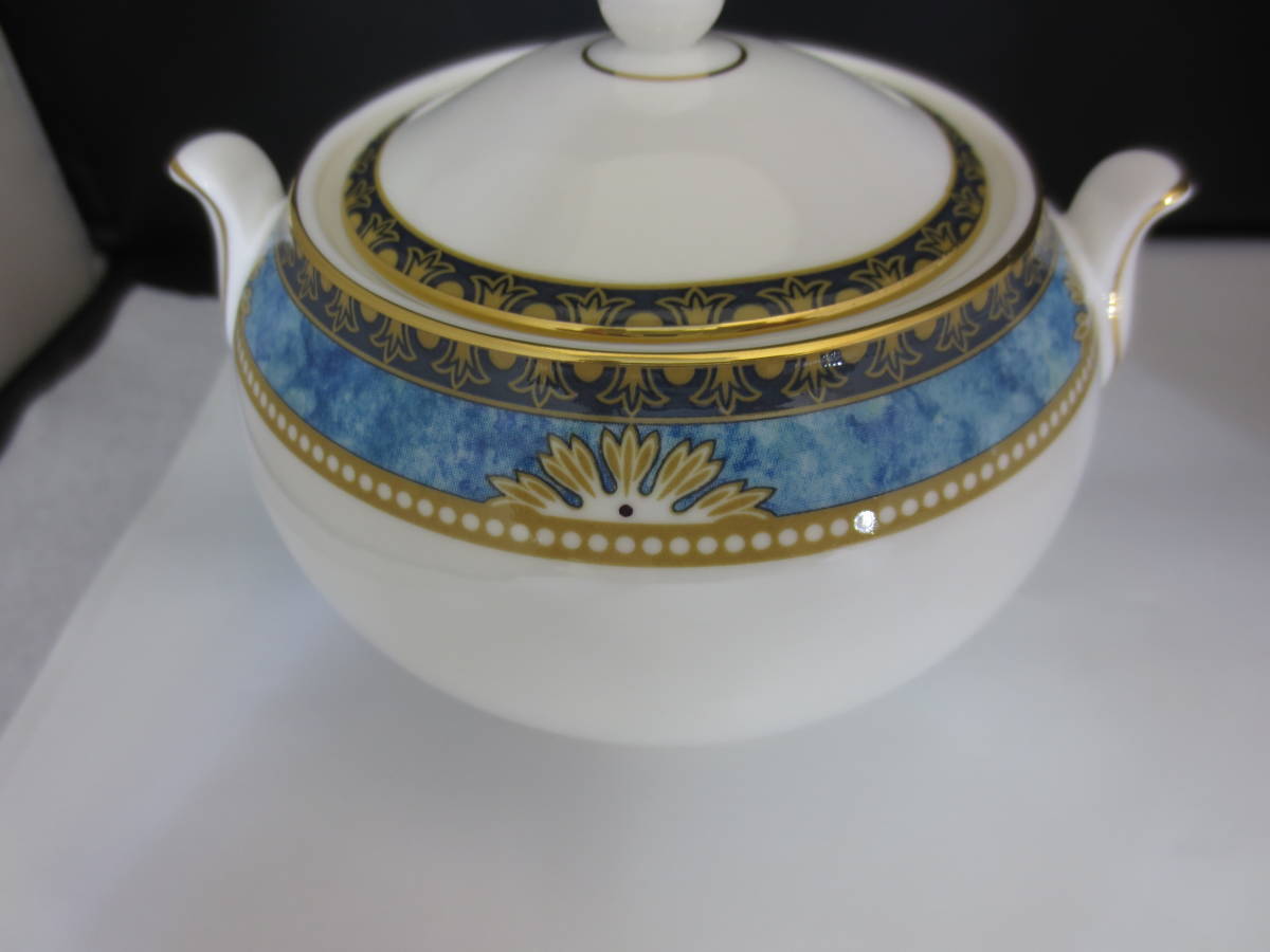 【56394】美品 WEDGWOOD ウェッジウッド CURZON カーゾン ティーポット・シュガーポット・クリーマー_画像6