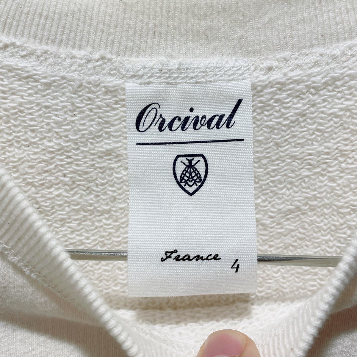 Orcival オーチバル　オーシバル　半袖　スウェット　 SWEAT 半袖 トップス　tシャツ　厚手　サイズ4