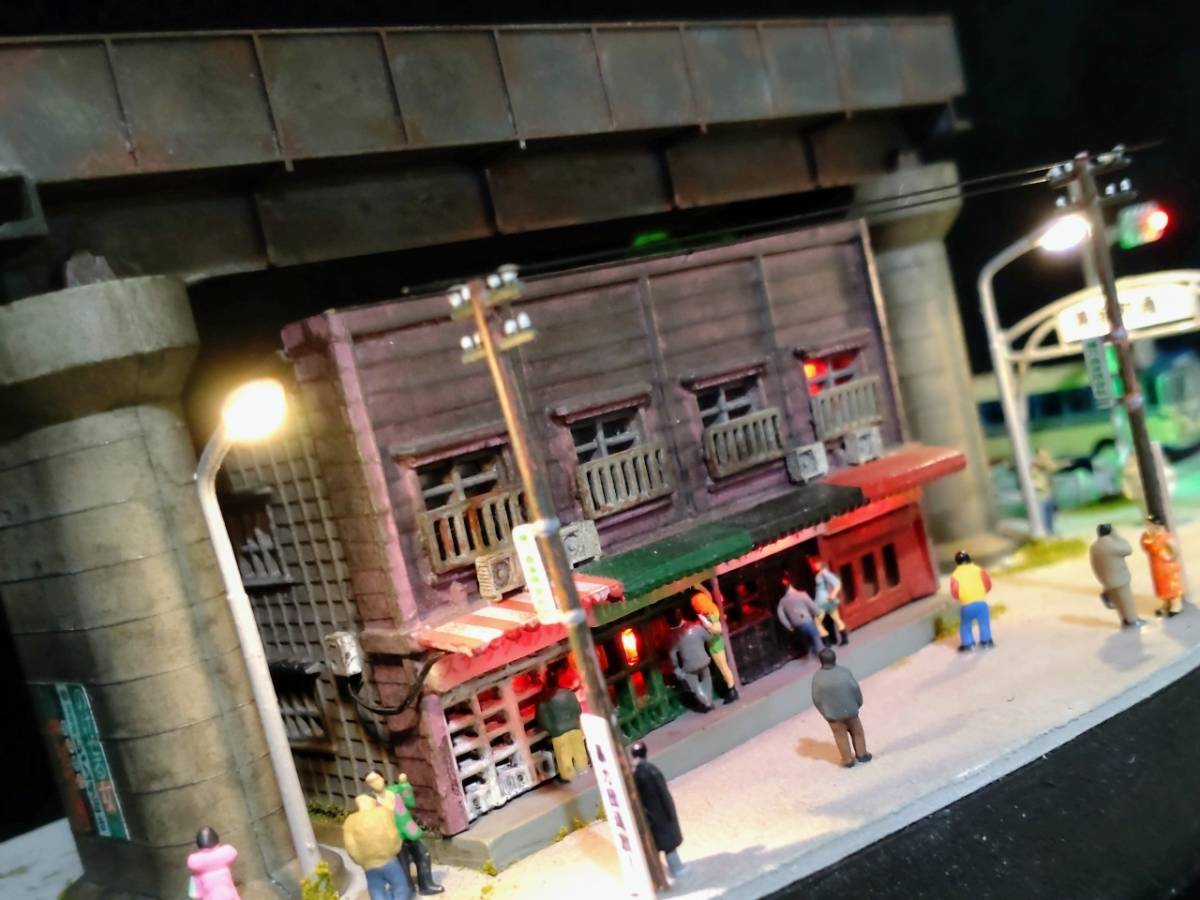 1/150 昭和の情景「高架下のちょんの間」ジオラマ完成品 kanfa720.com