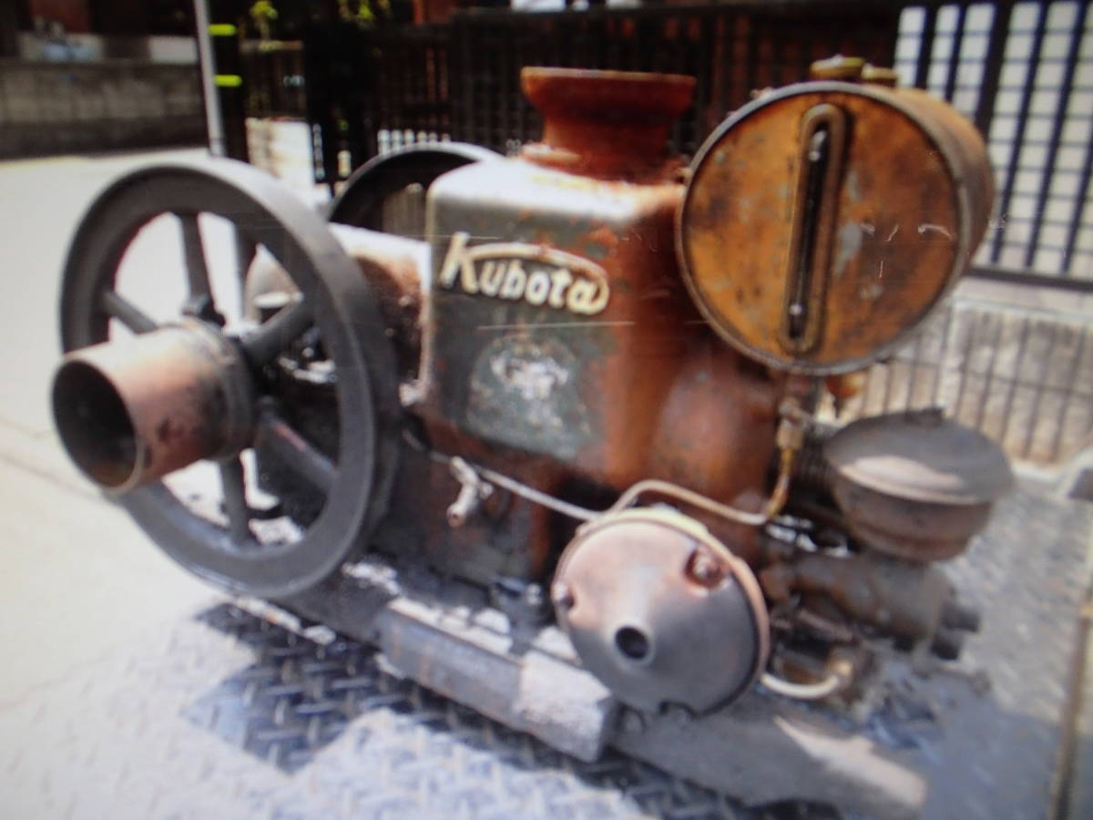  antique goods antique KUBOTA(BHBK) engine k ranking OK. shop .. go out came Showa era! mania pavilion hobby. shop corporation gift p trailing 